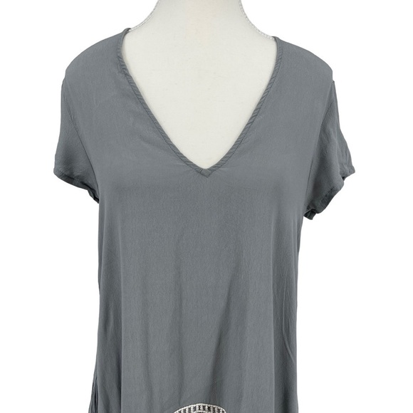 🔴 5 for $25! UO Urban Outfitters Little White Lies Kimmy Tiered Midi Dress Small - Picture 4 of 7